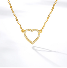 Load image into Gallery viewer, Sparkly Heart Necklace
